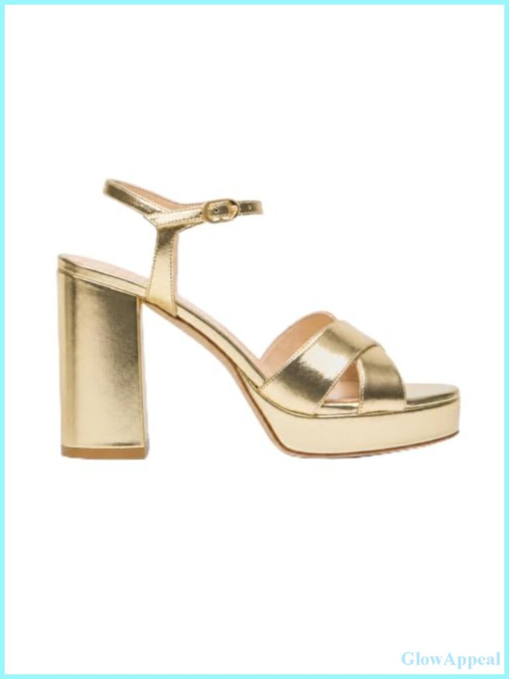 Platform Heels Block Chunky High Heeled Open Toe Sandals Ankle Strap